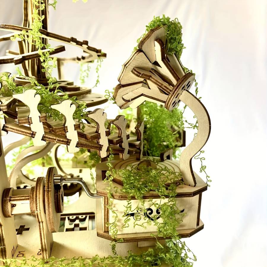Building Toy Architectural Model Toy Set Items Green Moss Ruins