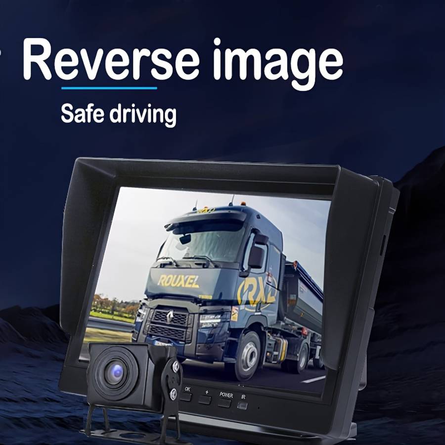 Inch Large Screen Channel Monitoring Dash Cam Featuring Memory Reversing Backup