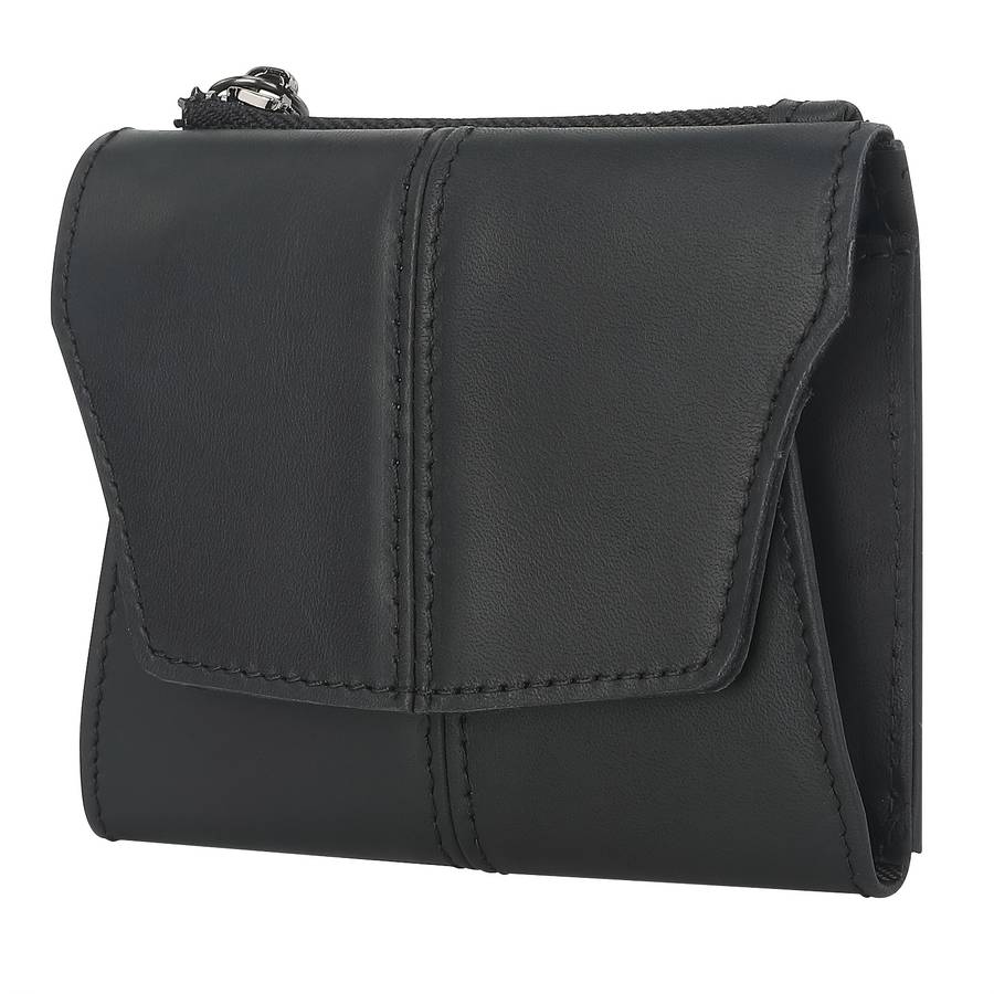 Womens Slim Wallet Authentic Genuine Top Layer Cow Leather Wallet Credit Card Holder