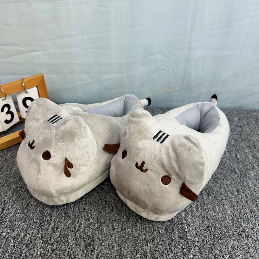 Cotton Slippers Color Grey Sizeuk 8.5