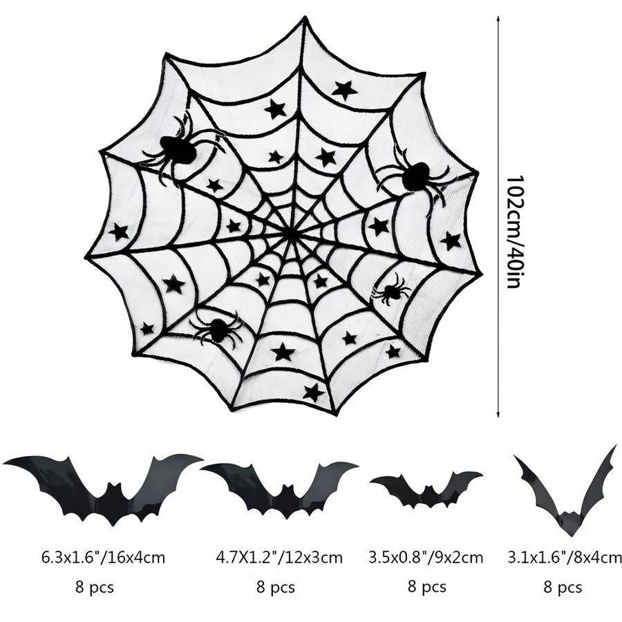 Halloween tablecloth decoration Items 102cm round tablecloth