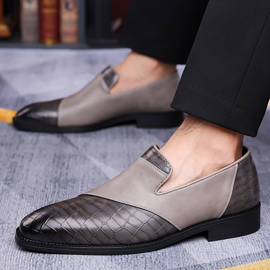Mens Leather Shoes Color Black Sizeuk 10