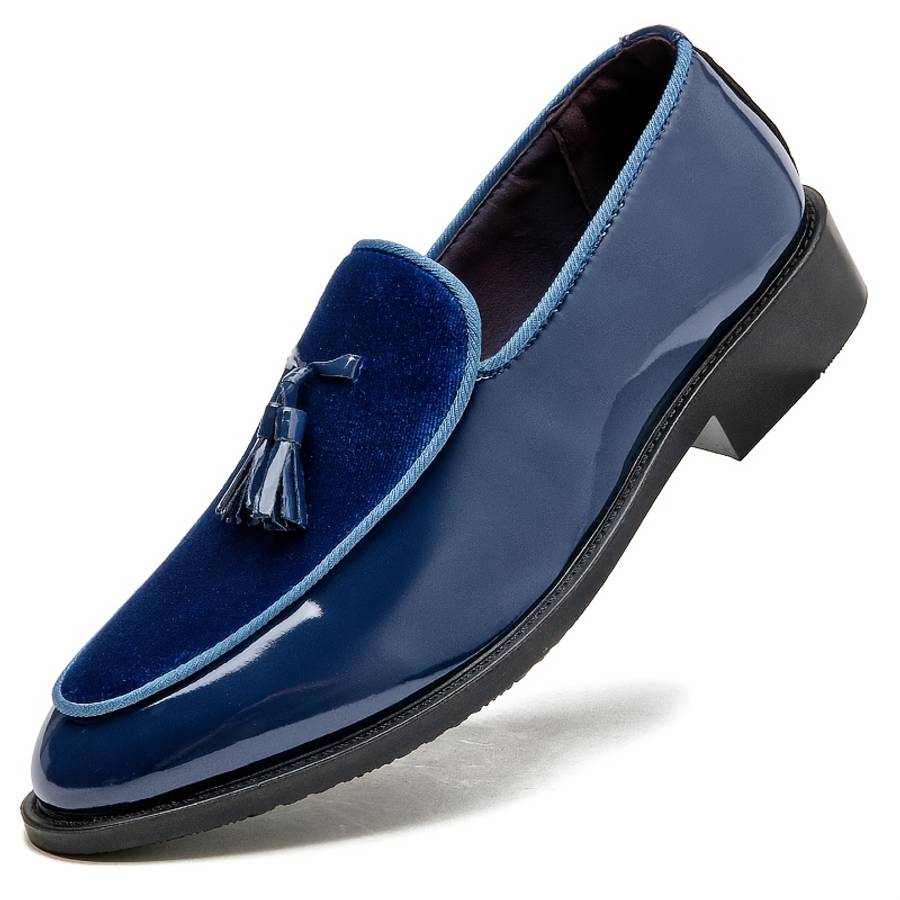 Mens Leather Shoes Color Blue Sizeuk 6.5