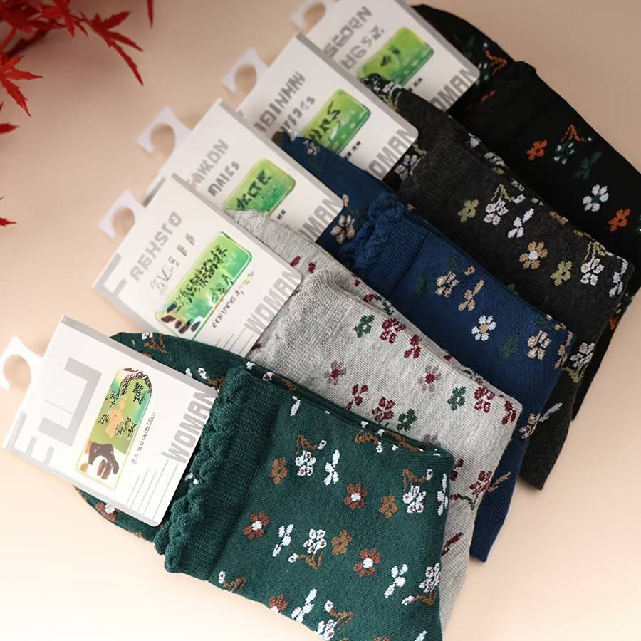 Women S Socks Color Mixed Color5 Pairs Size Onesize