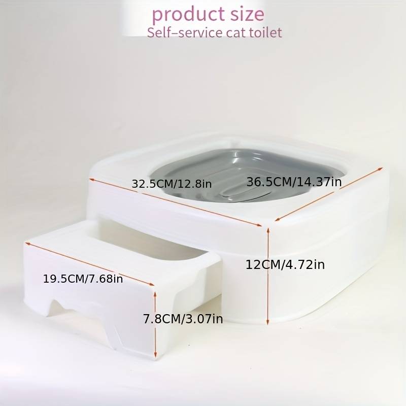 Pet supplies color Blue Model Self    service cat toilet