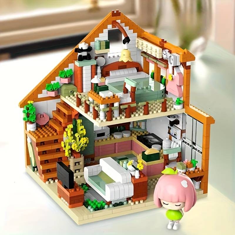 Building Toy Architectural Model Toy Set Quantity 1412Pcs