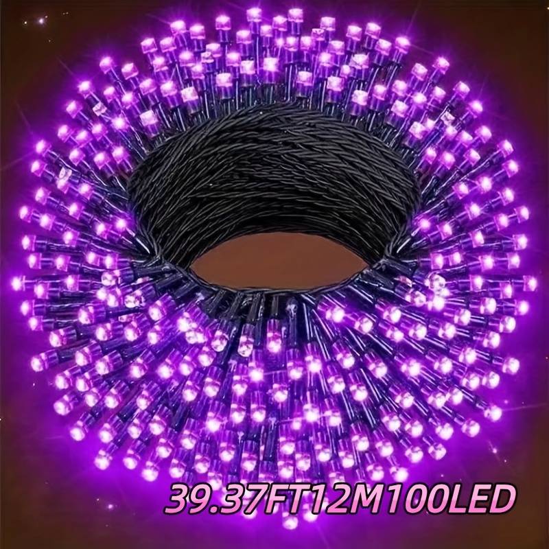 Halloween Decorations Color Purple Light Quantity 100Led 8 Modes