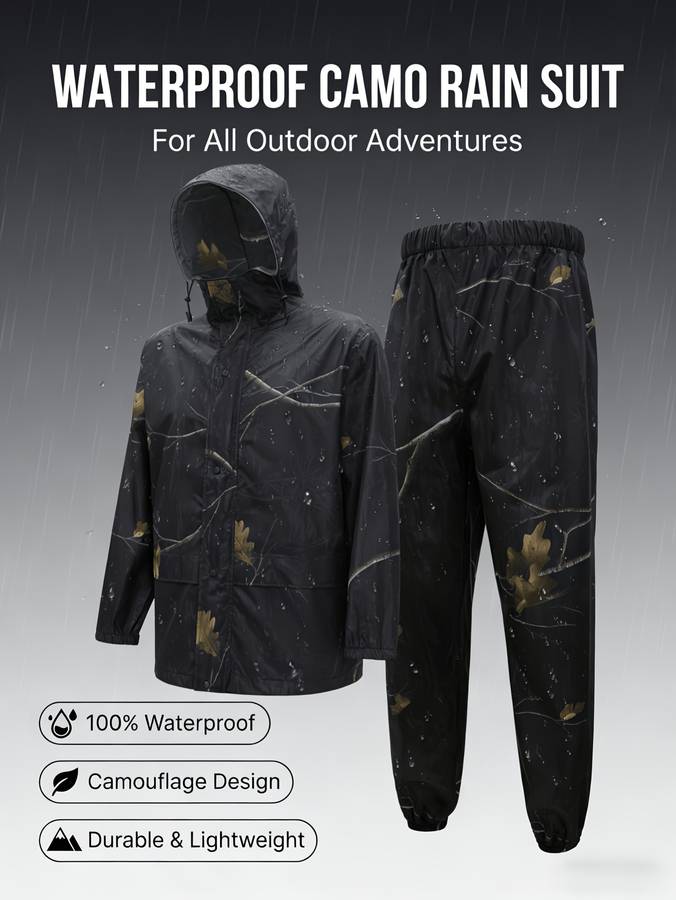 Raincoat Barkblack Size Uk S