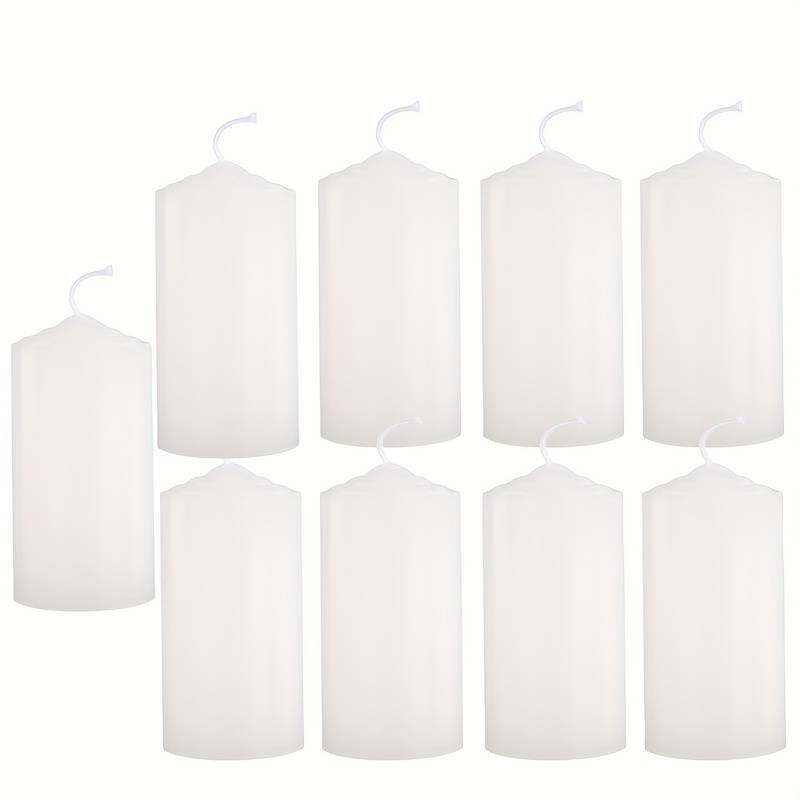 Halloween Decorations Composition Paraffin Quantity 3Pcs Pack White