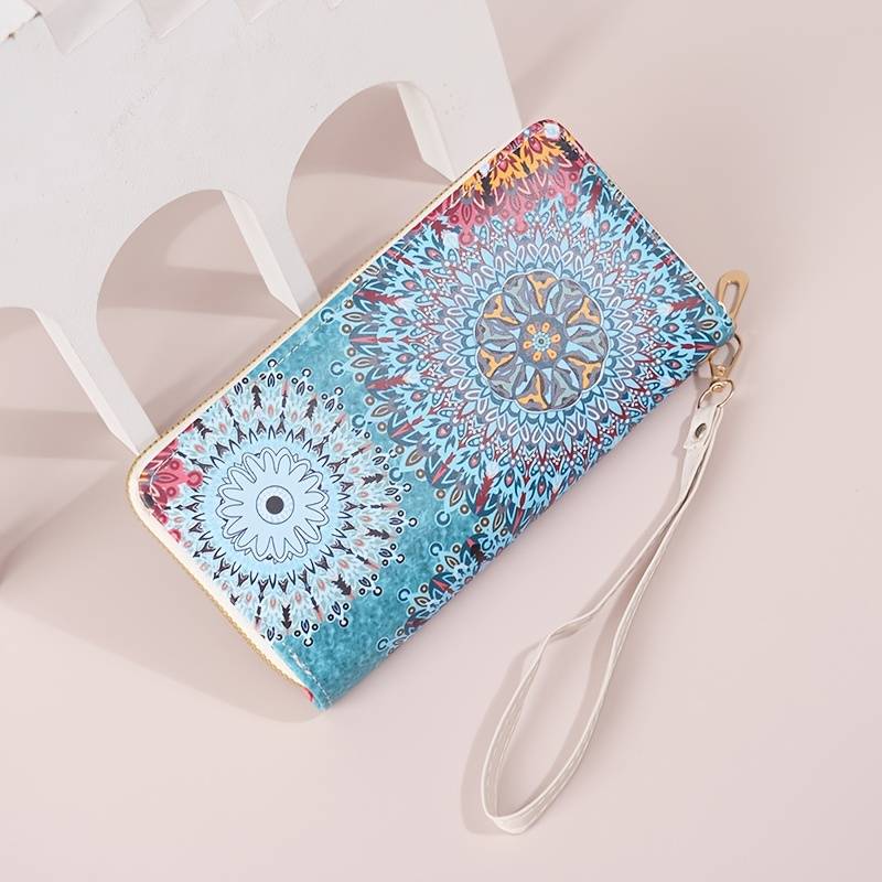 1pc Stylish Women'S Wallet 2025 New Long Style Large Capacity Handbag Pattern Design Zipper Wallet