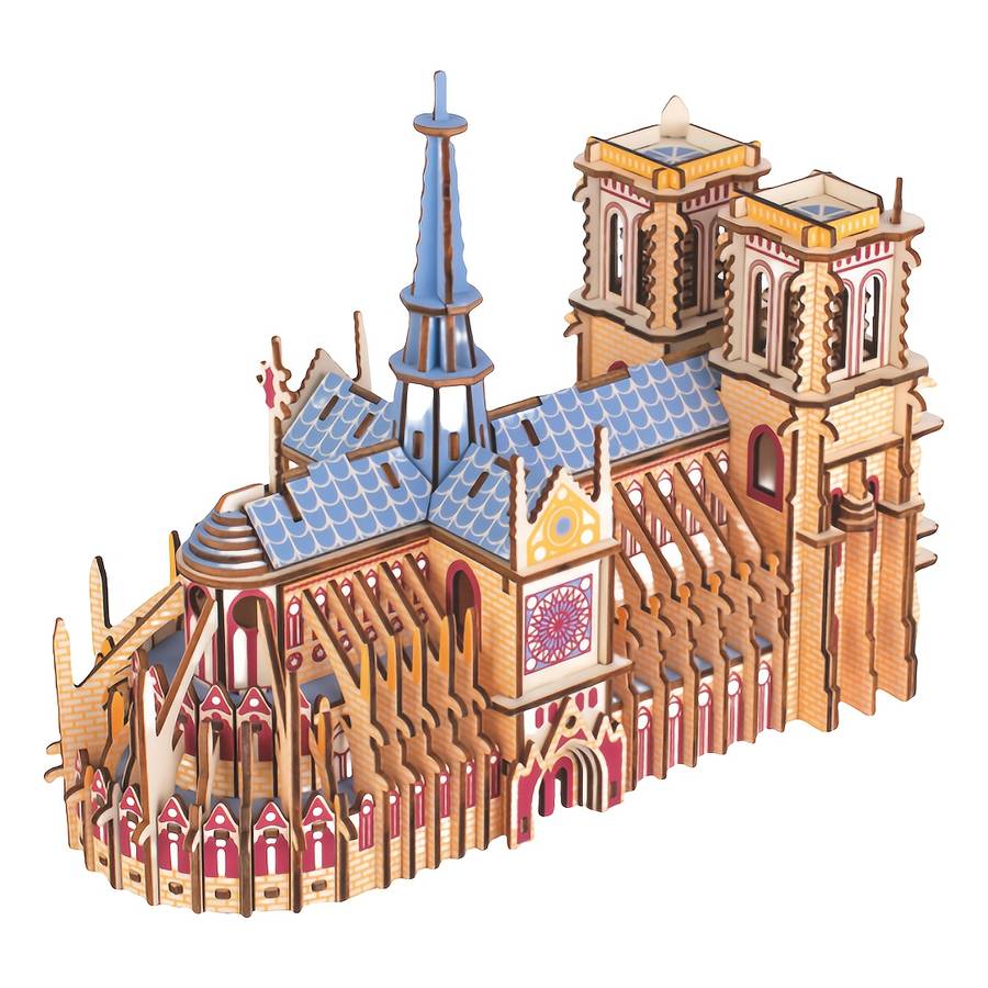 Building Toy Architectural Model Toy Set Style Notre Dame De Paris