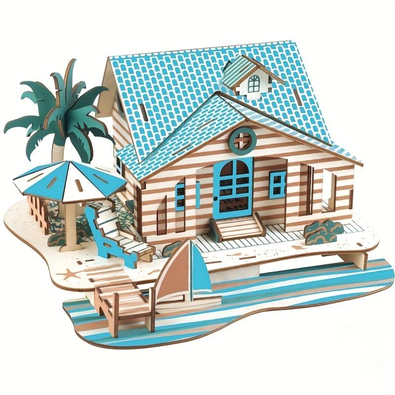 Building Toy Architectural Model Toy Set Style 2Pcs Set  Type B
