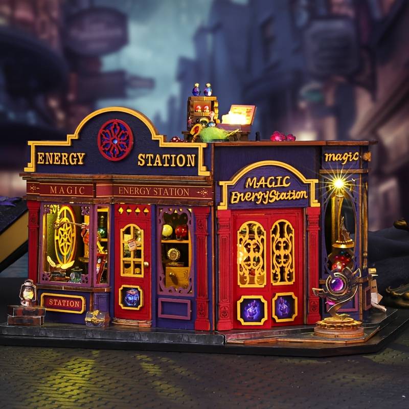 Building Toy Architectural Model Toy Set Style Magic Energy Station