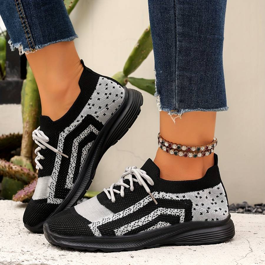 Women S Sneakers Color Black Sizeuk 8