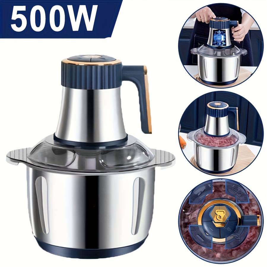 Pruzoo 5L Electric Food Mincer Food Processor Heavy Duty