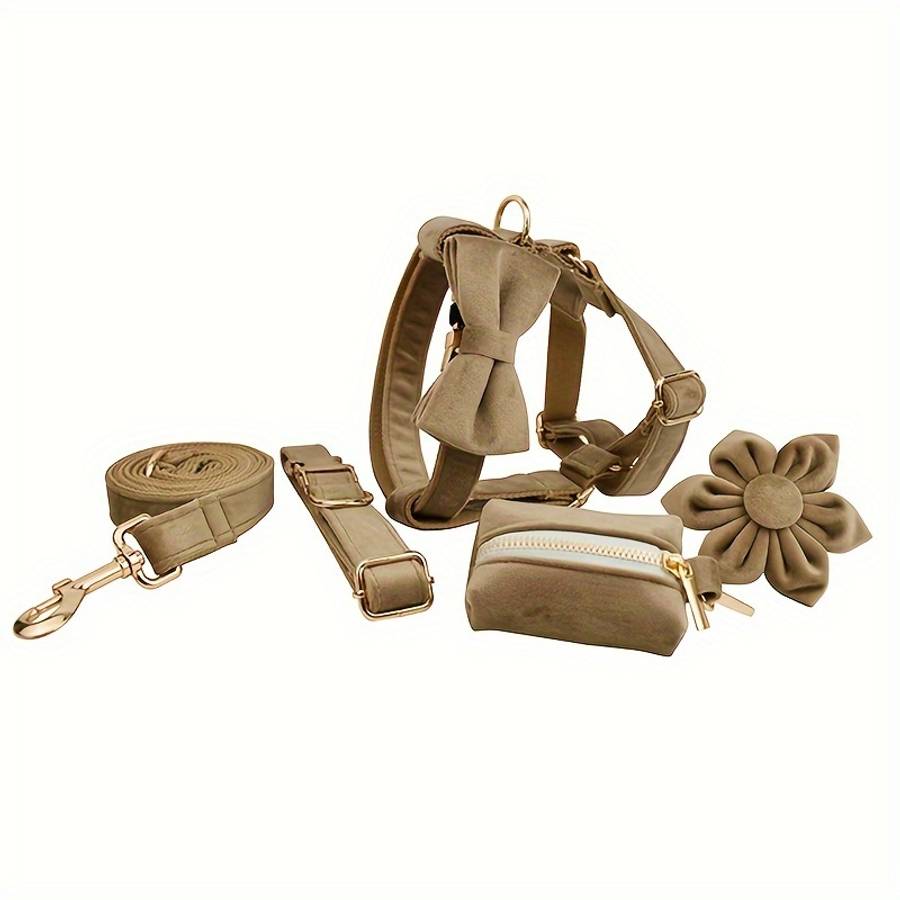 Dog Leash Color Light Khaki 6Pcs Size Xl
