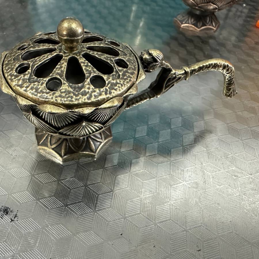 Incense Burner Color  Red Copper