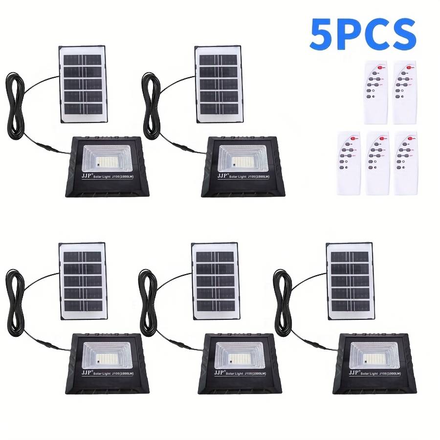 1000LM Pack of 5 Outdoor Solar Light