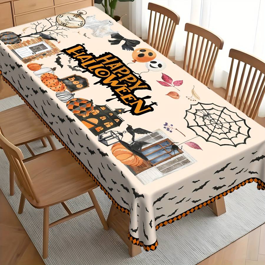 Halloween tablecloth decoration size Round 152cm or 60inch