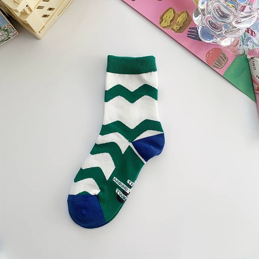 Women S Socks Color Mixed Color 5 Pairs Size Onesize