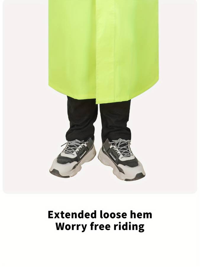 Raincoat Fluorescent Green Size Uk M