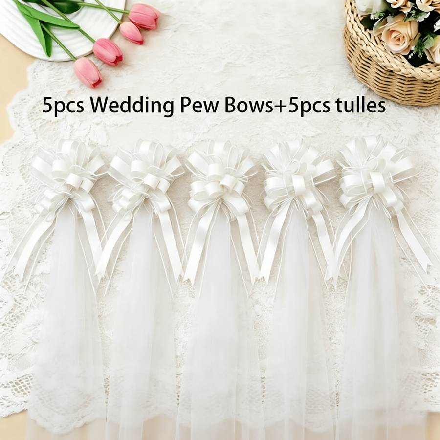 Wedding Supplies Color White Quantity 5 Set