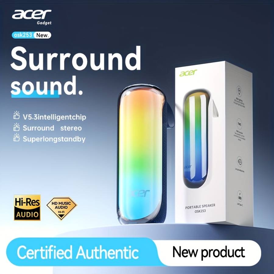 Smart Featuring Crystal Sound Acer Osk253 Portable Speaker For Festival