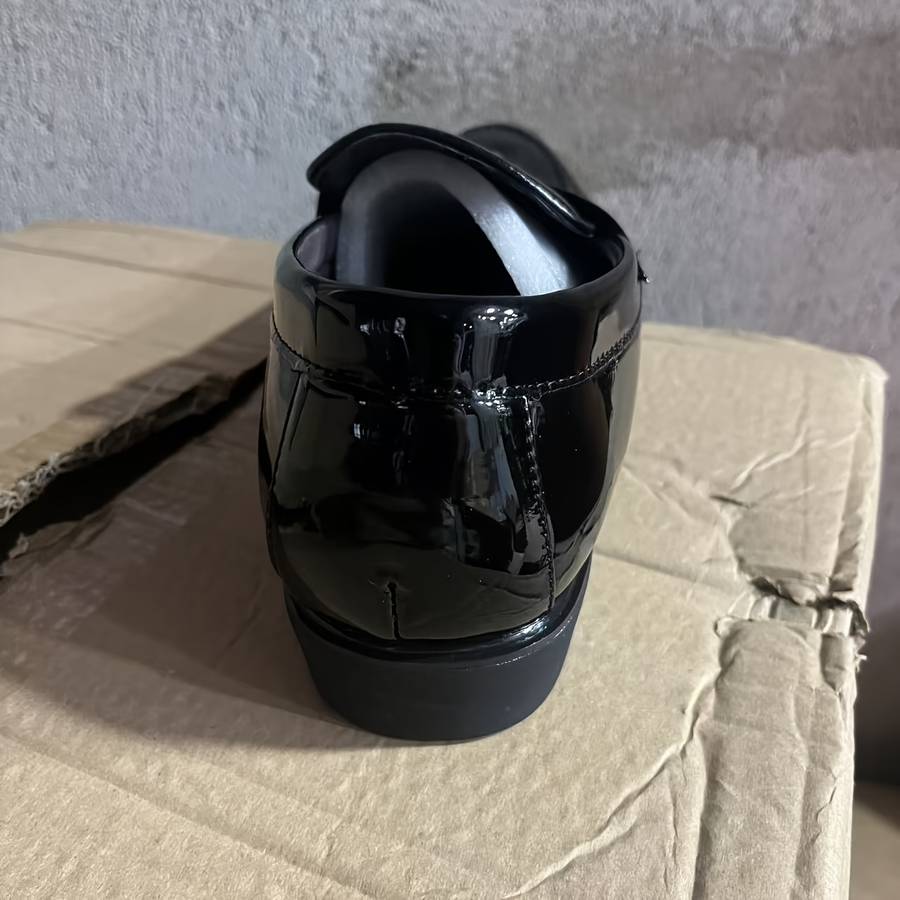Mens Leather Shoes Color Black Sizeuk 9
