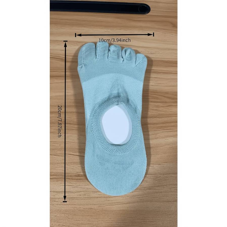 Women S Socks Color 5 Pairs Whiteblackgreenblueflesh Size Onesize