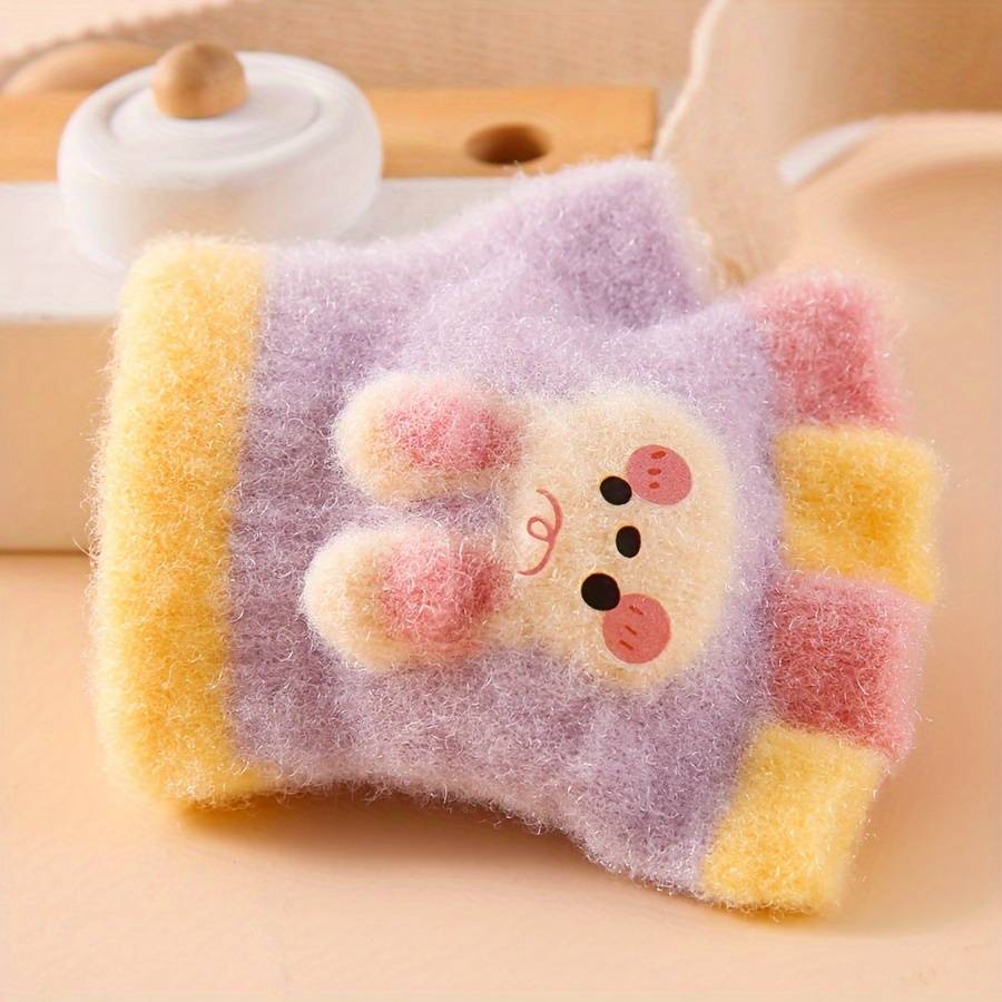 Winter Gloves Color Pink Size 6 To 24 Months
