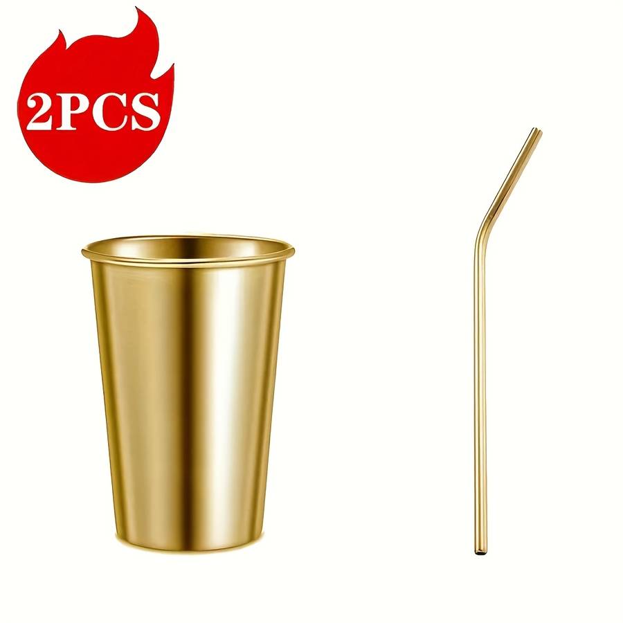Water Cup Color Golden Quantity8Pcs
