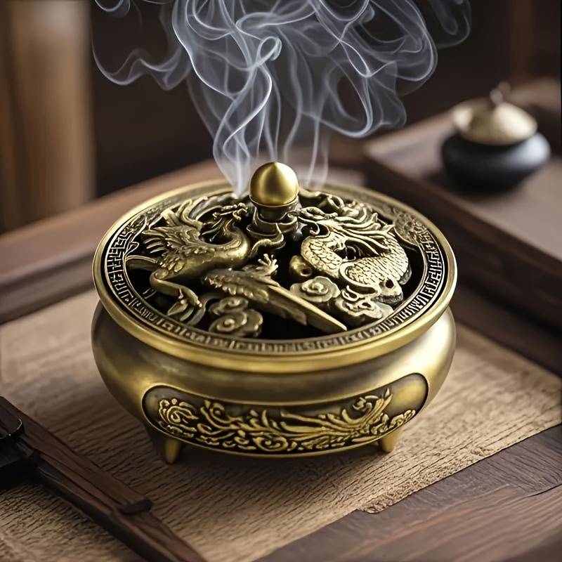Incense Burner Items  Laoshan Sandalwood 42 Pieces  Send Dragon And Phoenix Incense Burner