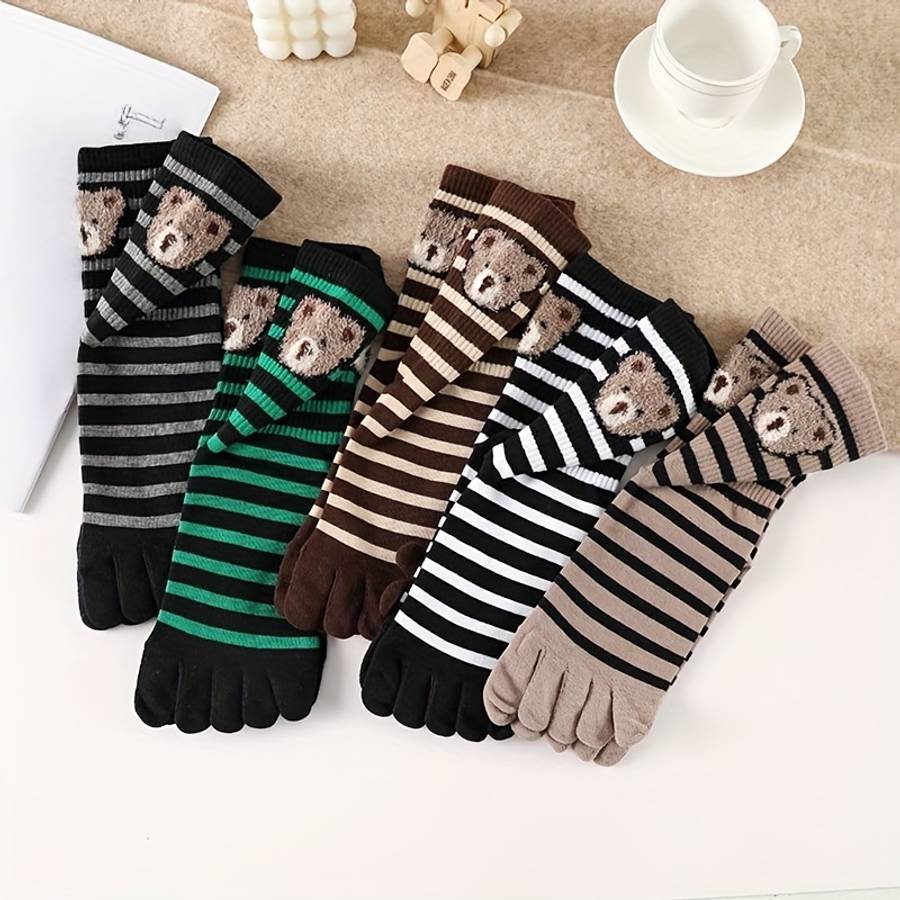 Women S Socks Color Mixed Colors 5 Pairs Size Onesize