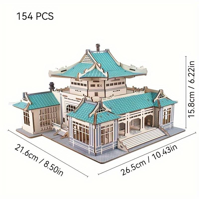 Building Toy Architectural Model Toy Set Style Wuhan University