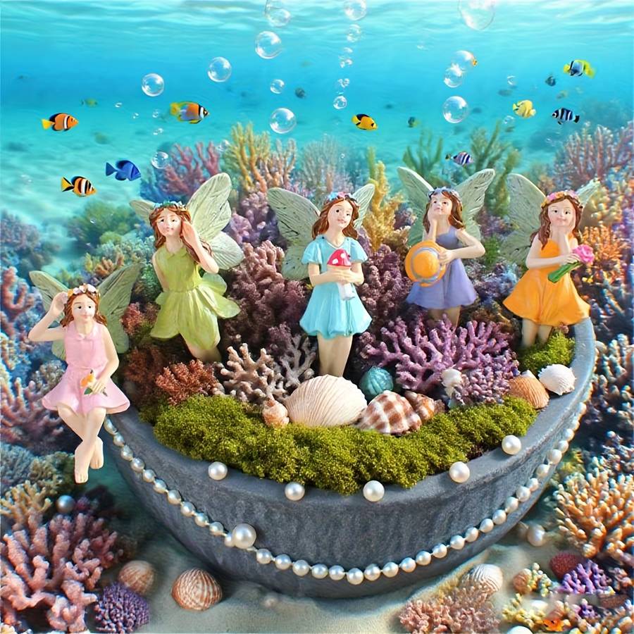 5Pcs Webetter Fairy Garden Decorations