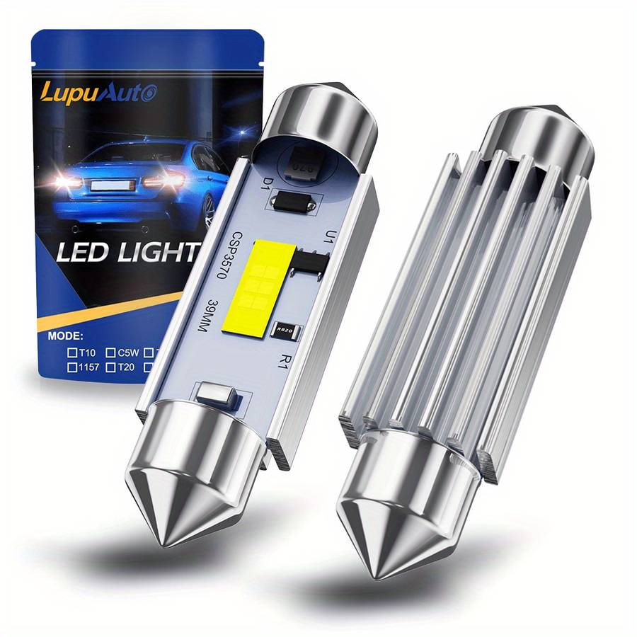Car Lights Model 2Pcs 31Mm White Light