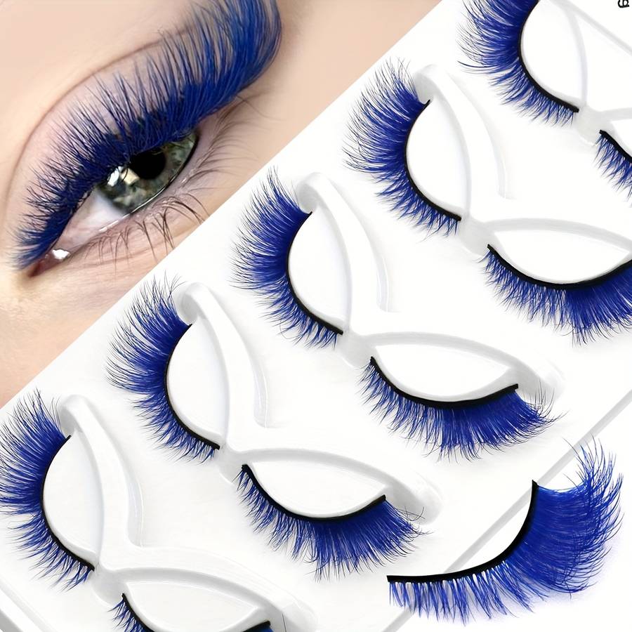 5 Pairs Natural Fluffy False Eyelashes Model Cl05