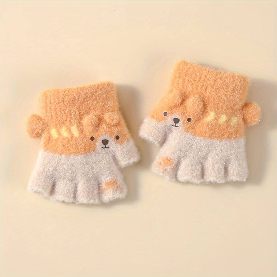 Winter Gloves Color Pink