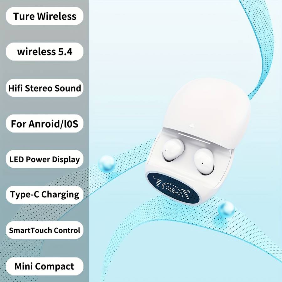 Wireless Headphones   White