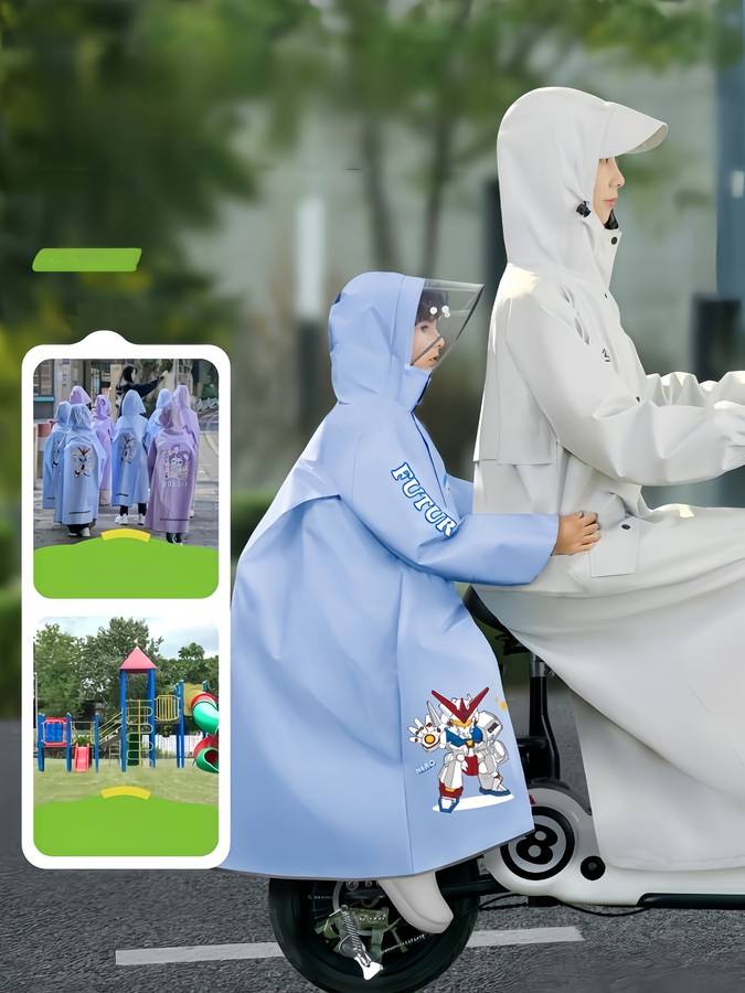 Raincoat Violet Size 910Y
