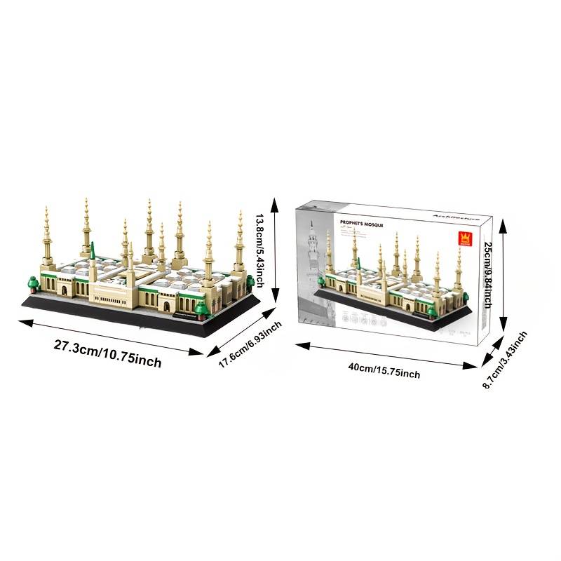 Building Toy Architectural Model Toy Set Color Prophet S Mosque