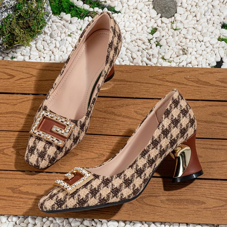 Women S High Heels Color Brown Sizeuk 8