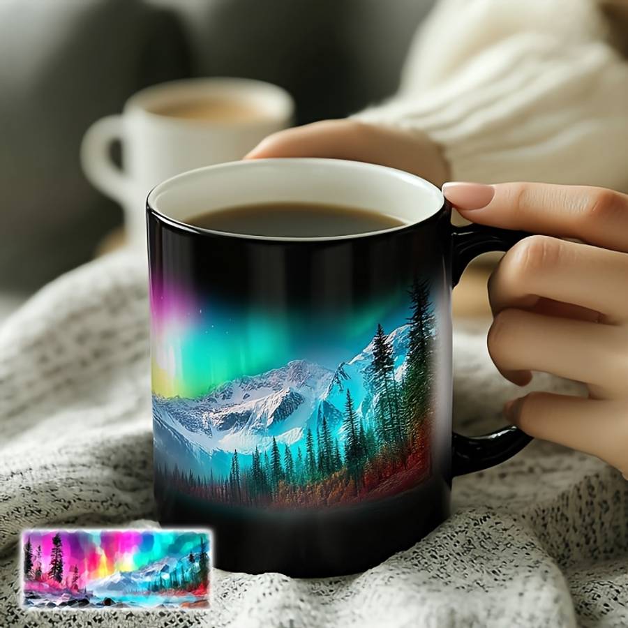 Water Cup Style Romantic Aurora Color Changing Cup