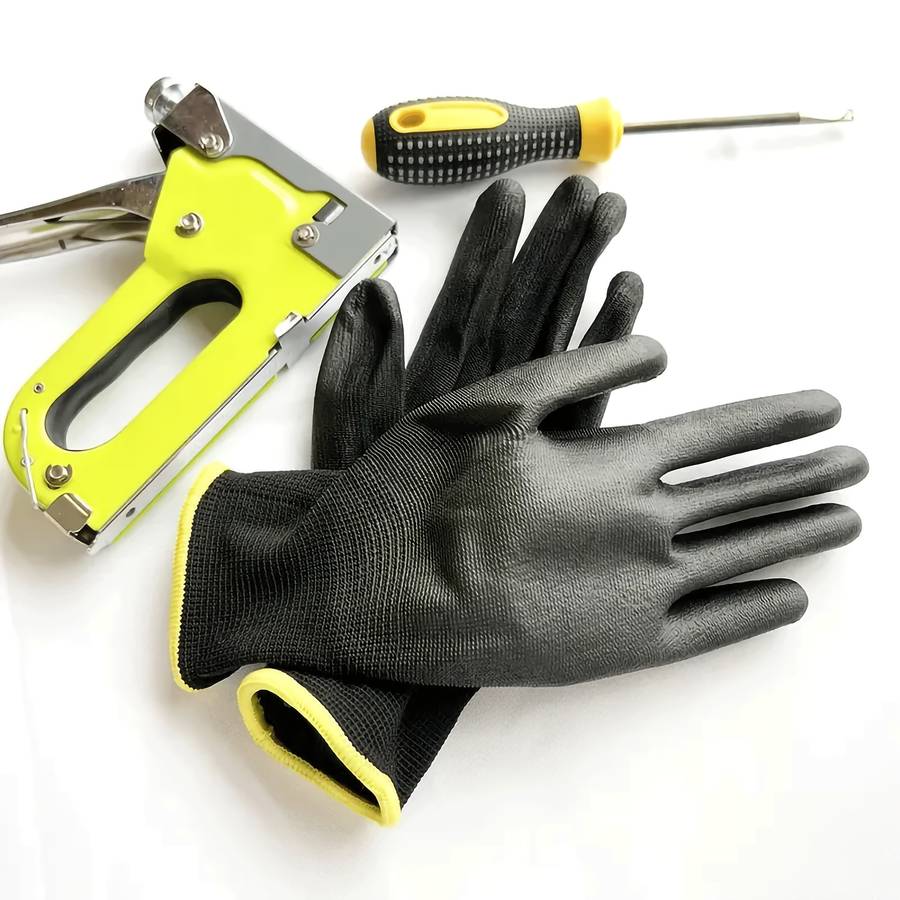 Work Gloves Size L Items Thickened Black Gloves