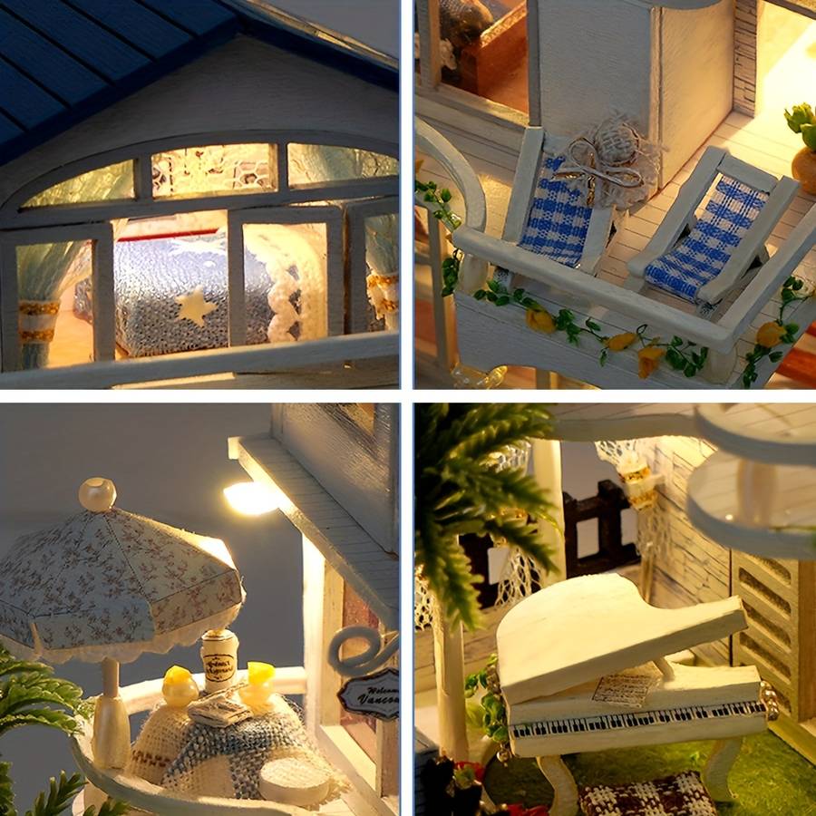 Building Toy Architectural Model Toy Set Style Blue