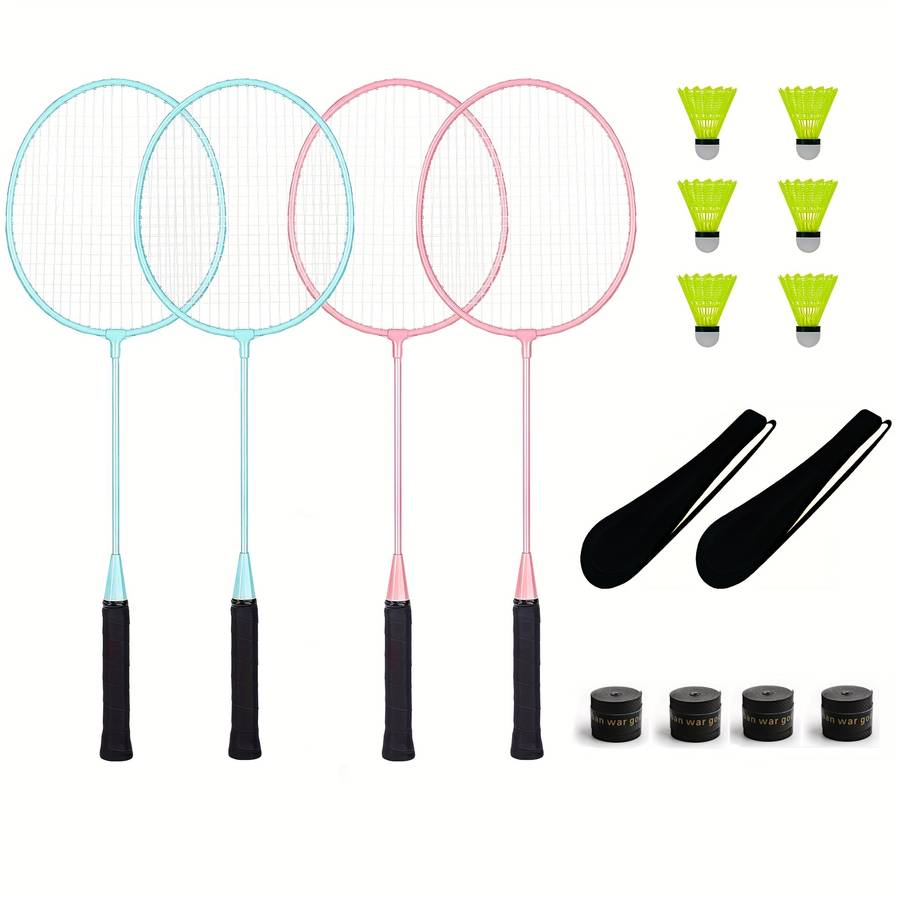 Badminton Racket Color Gradient Bluegradient Red