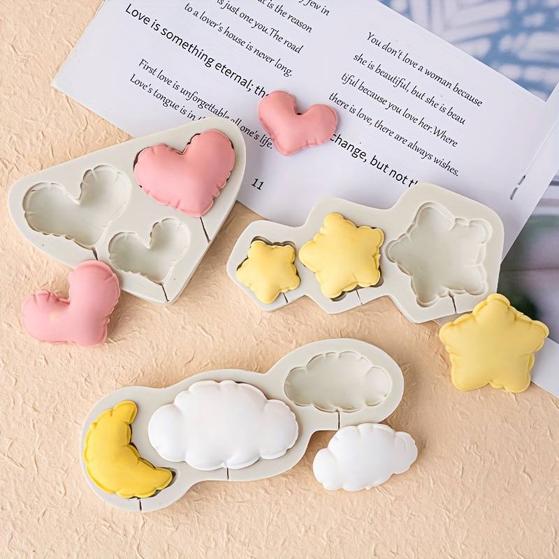 Suitable For Baking Molds Model Crease Star Silicone Mold