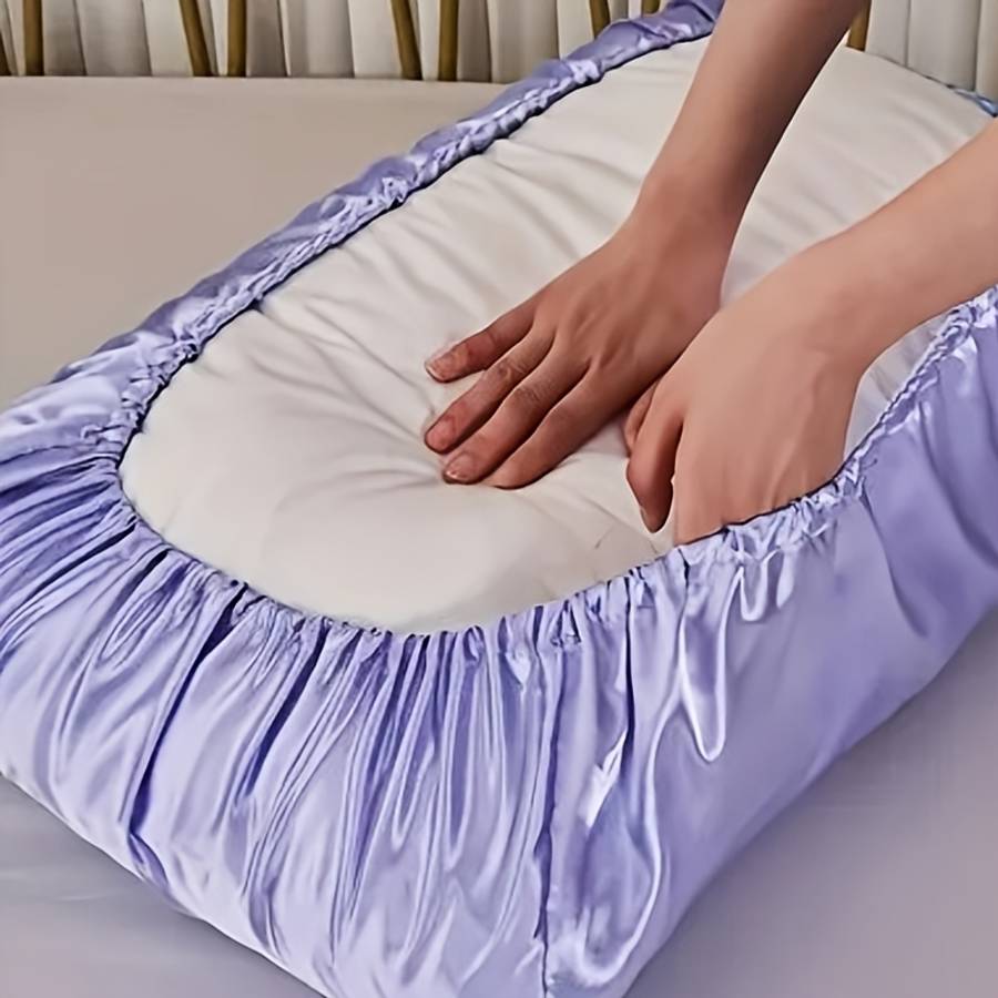 Satin Pillowcase Color Artificial Jade Pink 3 Size50Cm*66Cm