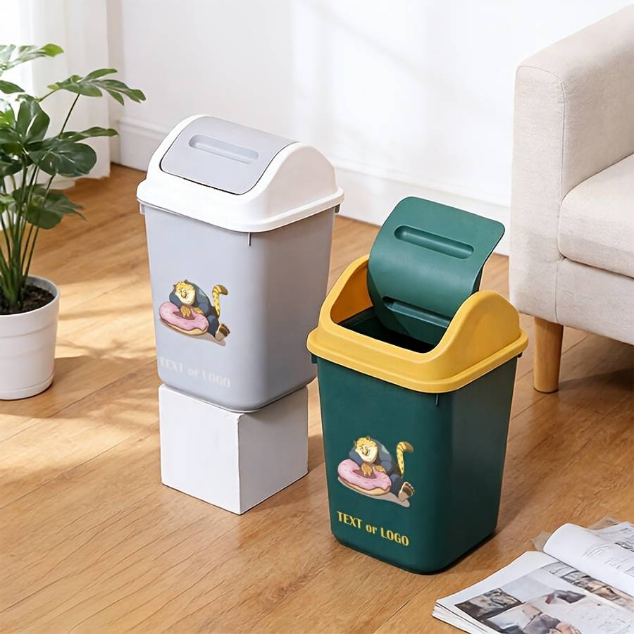 Garbage Can Style Grey