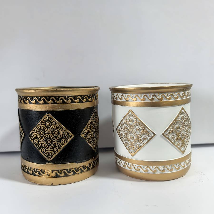 Incense Burner Color  White Golden